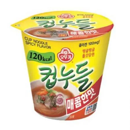 오뚜기 컵누들(소컵_매콤한맛 38g/EA)x6 이미지