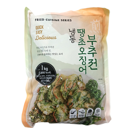 글로벌냉동 땡초오징어부추전(35g*26±2입 1Kg/EA)