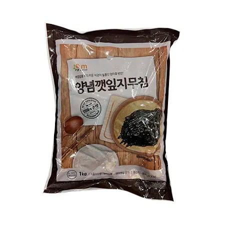 이음푸드 양념깻잎지무침(중국완제 1Kg/EA) 업소용 반찬