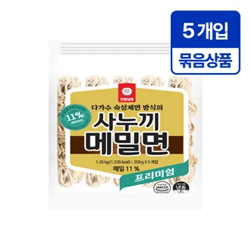 천일식품 사누끼메밀면(250g*5입 1.25Kg/PAC)