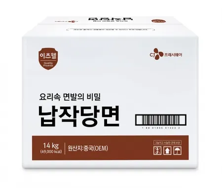 이츠웰 납작당면(14Kg/EA) 당면 [원산지: 상세설명참조]