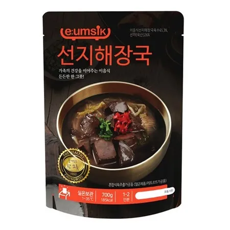 이음식 선지해장국(청우 700g/EA)