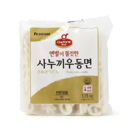쉐프원 쫄깃한사누끼우동면(230g*5개입 1.15Kg/EA)