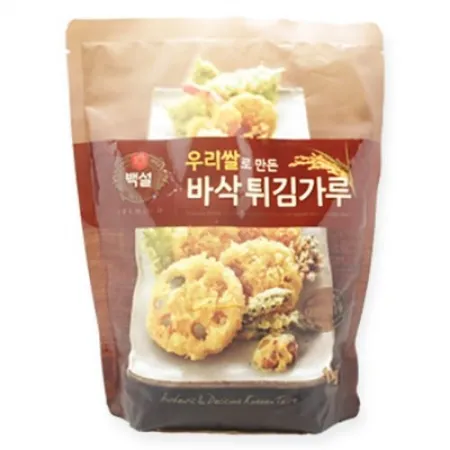 백설 우리쌀바삭튀김가루(1Kg/EA) [원산지: 상세설명참조]