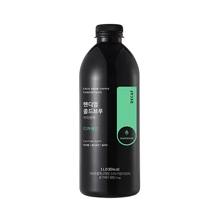 핸디엄 콜드브루커피원액(디카페인_1L 1Kg/EA)