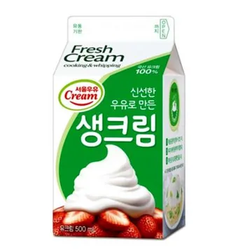 ★수급 정상화★ 서울우유 생크림(500ml_동물성 500g/EA) [원산지: 상세설명참조]