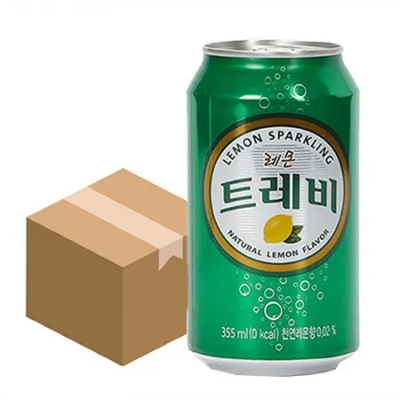 트레비 탄산수(355ml_캔_레몬 355g/EA)x24