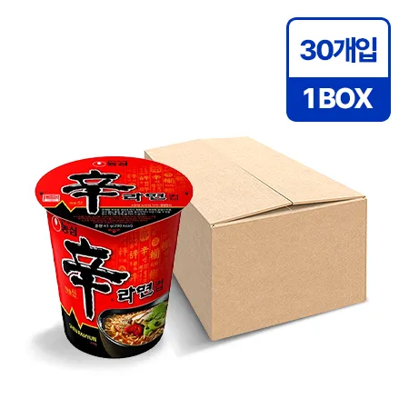 농심 신라면(컵 65g*30EA/BOX) 라면