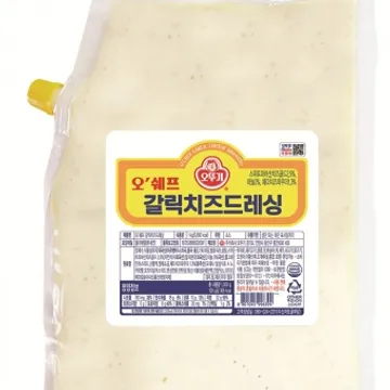 오뚜기 갈릭치즈드레싱C(1Kg/EA) 소스 [원산지: 상세설명참조]