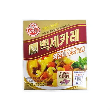 오뚜기 백세카레(약간매운맛 100g/EA) 커리
