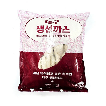 아쿠아링크 대구생선까스(대구_50g*20개입 1Kg/EA)