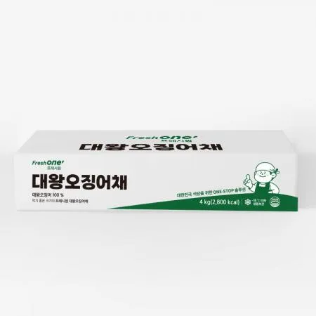 대왕오징어귀채(페루산 4Kg/BOX) 무라 오징어 오징어채 귀채