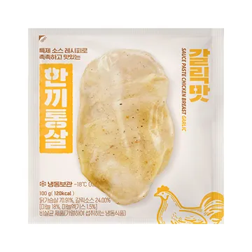 한끼통살 닭가슴살(갈릭맛 100g/EA)