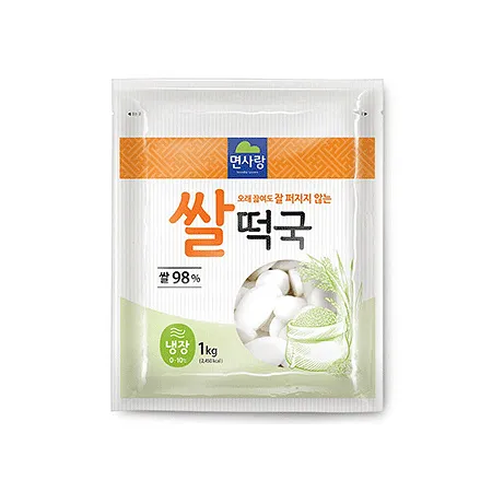 면사랑 쌀떡국떡(진공_건조 1Kg/EA) [원산지: 상세설명참조]