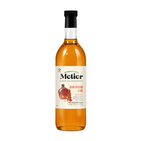 메티에 리치카라멜시럽(750ml 978g/EA) 이미지