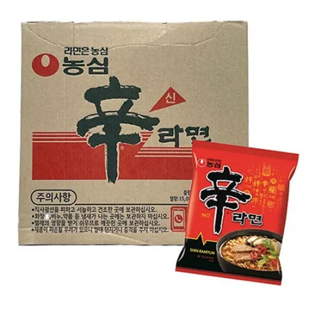 농심 신라면(봉지라면 120g*30EA/BOX) 라면 [원산지: 상세설명참조]