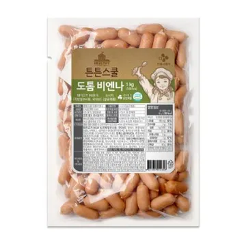 튼튼스쿨 도톰 비엔나 소시지(1Kg/EA) 소세지 [원산지: 상세설명참조]