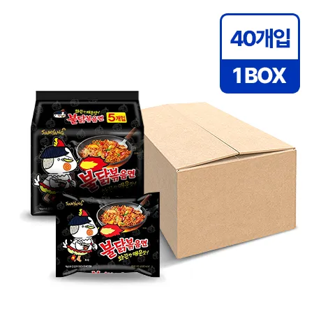 삼양식품 불닭볶음면(멀티팩_5입 700g*8EA/BOX) 이미지