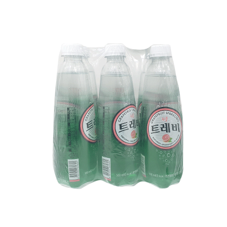 트레비 탄산수(자몽_6입_500ML 500g/EA)