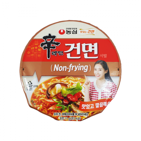 농심 신라면건면(사발 77g*16/EA) 박스판매