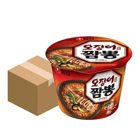 농심 오징어짬뽕(큰사발면 115g/EA)x16