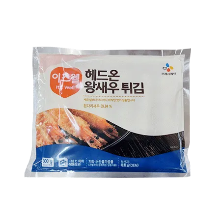 이츠웰 헤드온왕새우튀김(50g*6미 300g/EA)