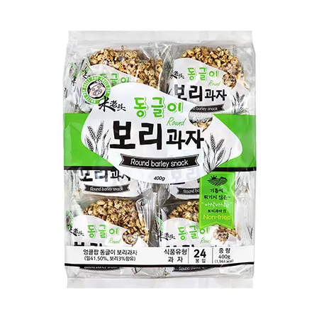 엉클팝 보리과자(동글이_24개입 400g/EA)