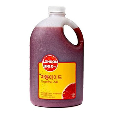 런던브릭스 자몽에이드 농축액(1.5L 1.5Kg/EA)