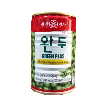 중찬명가 완두콩(400g/EA)