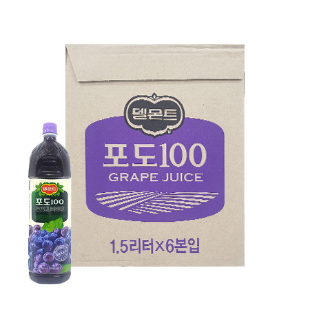 델몬트 포도주스100(1.5L 1.5Kg/EA)