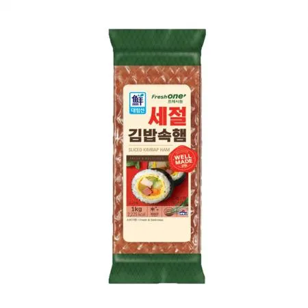 프레시원X대림선 세절햄(88가닥_11.3g/개 김밥용 1Kg/EA) 김밥햄 