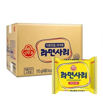 오뚜기 사리면(개별포장 110g*48EA/BOX) 라면사리 사리면 [원산지: 상세설명참조]