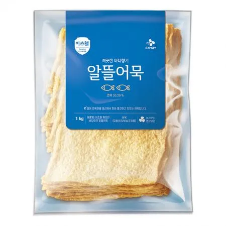 이츠웰 사각어묵(알뜰 1Kg/EA) 어묵 오뎅 [원산지: 상세설명참조] 묶음특가