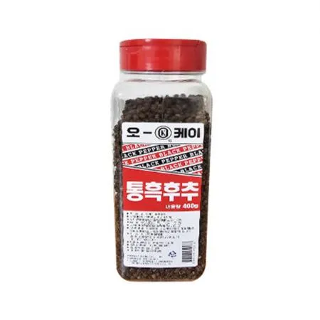  오케이 통흑후추(PET 400g/EA)