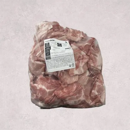 ♥kg당 6,882원♥ 프레시원 제육용 돈목전지(미국산 냉동 2mm 슬라이스 6~9등분 5kg/EA) 제육 두루치기 목전지