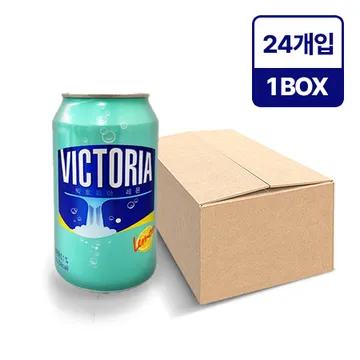 빅토리아 탄산수(캔_350ml_레몬 350ml*24EA/BOX)