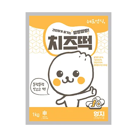 엄지식품 치즈떡(1Kg/EA)