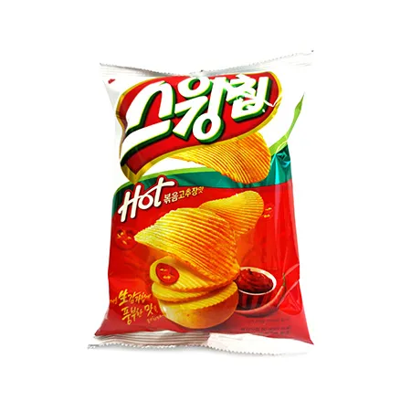 오리온 뉴스윙칩(핫볶음고추장맛 60g/EA)
