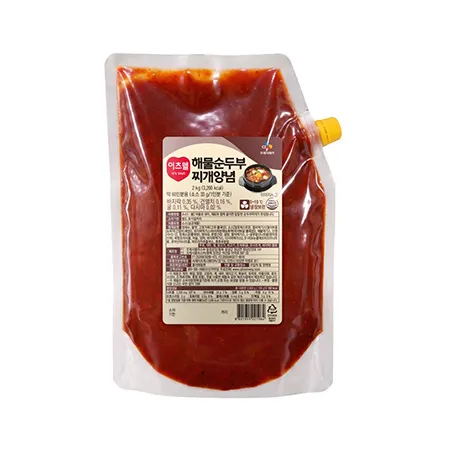 이츠웰 해물순두부찌개양념(약60인분_소스1:물2희석 2Kg/EA)