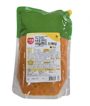 이츠웰 사우전드아일랜드드레싱(The맛있는 2Kg/EA)