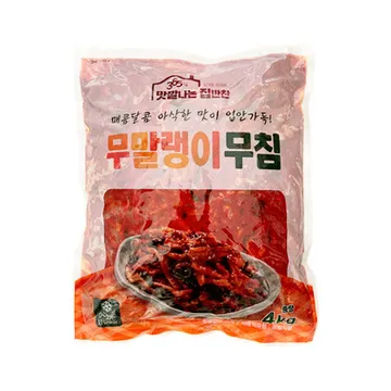 ★신규초특가★ 그린이에프앤에스 무말랭이무침(기획상품 4Kg/EA)