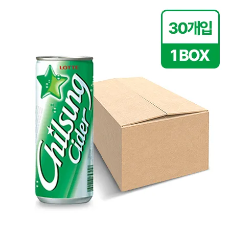칠성 사이다(캔_250ml*30EA/BOX)