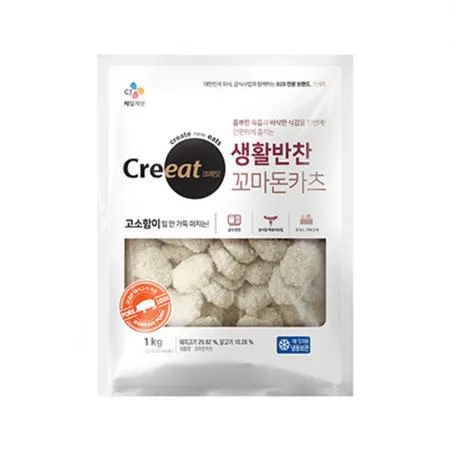 ★제당 초특가★크레잇 생활반찬꼬마돈카츠(NEW_11g/개 1Kg/EA) 꼬마돈까스 미니돈까스