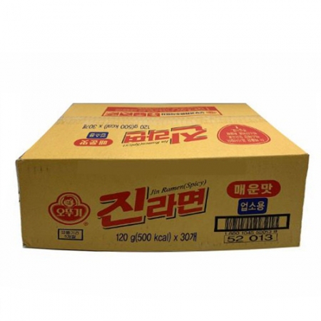 오뚜기 진라면(분식점용 봉지_매운맛 120g/EA)x30 라면