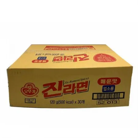 오뚜기 진라면(분식점용 봉지_매운맛 120g/EA)x30 라면 [원산지: 상세설명참조]