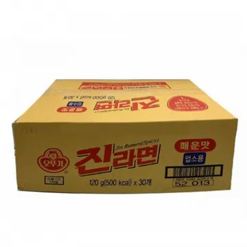 오뚜기 진라면(분식점용 봉지_매운맛 120g/EA)x30 라면