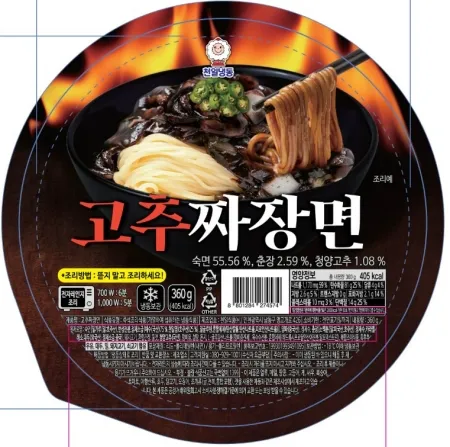 천일식품 고추짜장면(용기 360g/EA)