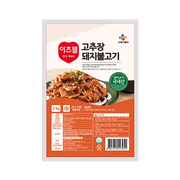 이츠웰 고추장돼지불고기(3Kg/EA)