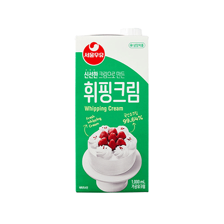 서울우유 휘핑크림(동물성 1Kg/EA)