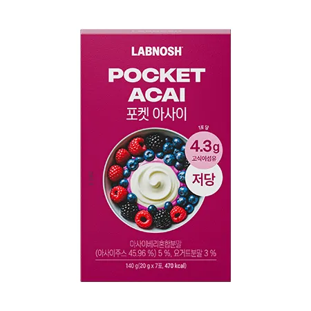 랩노쉬 포켓아사이(20g*7입 140g/EA)